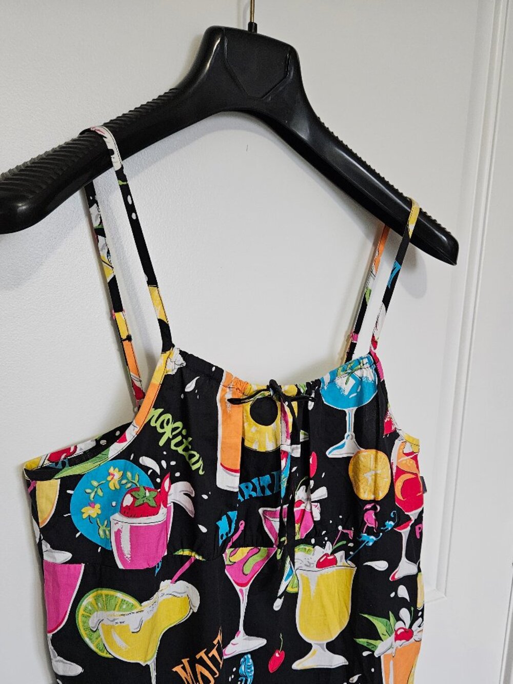 Nick & Nora Tropical Rockabilly Cocktail Cotton Sleep Dress XL NWT